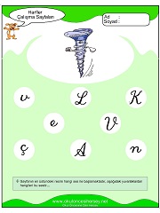 V Sesi Çalışma Sayfaları